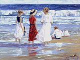 Sally Swatland By the Sea painting